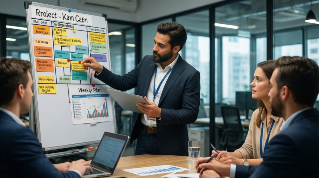 Проектное управление (PM): какие навыки прокачать за 2-3 месяца и как применить сразу - иллюстрация