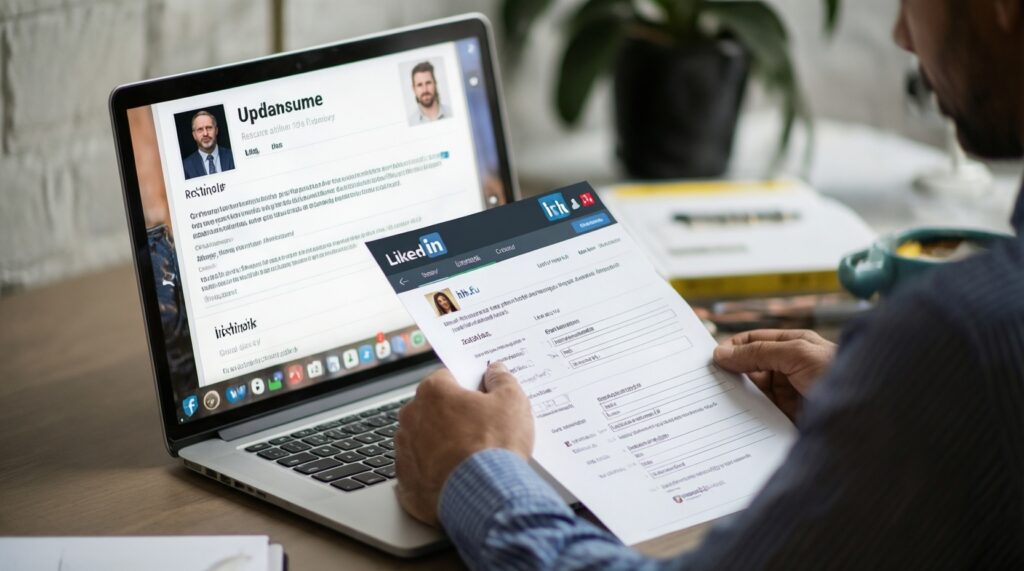 Карьерный апгрейд после обучения: как упаковать новые навыки в резюме и LinkedIn/HH - иллюстрация