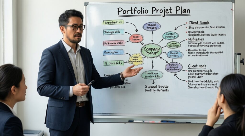 Как выбрать тему итогового проекта/кейса так, чтобы он решал задачу компании и усиливал вашу позицию - иллюстрация